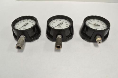 LOT 3 USG DOLFRUNT 0-200 PSI PRESSSURE GAUGE 1/2IN NPT 4IN DIAL B213601