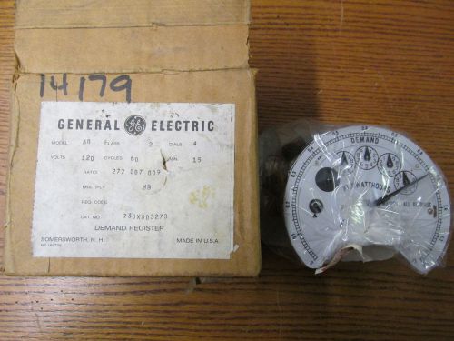 NEW NOS General Electric 730X003278 Demand Register Model 30 Class 2 Four Dials