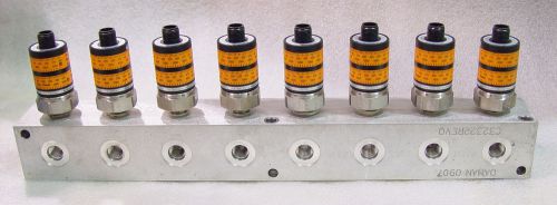 Hydraulic manifold (6) IFM PK6220 transducers