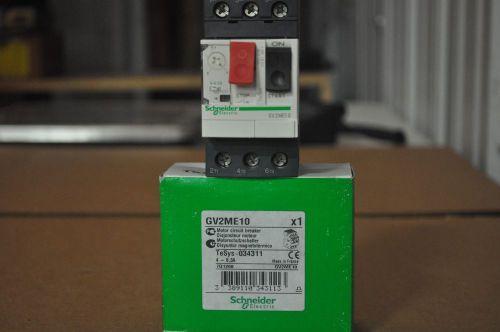 Schneider gv2me10 motor circuit breaker for sale