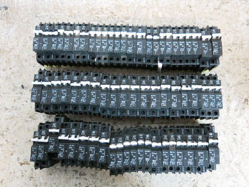 60 MIXED CBI MINIATURE CIRCUIT BREAKERS, 0.5A, 1A, 2A, 3A, 10A, NEW