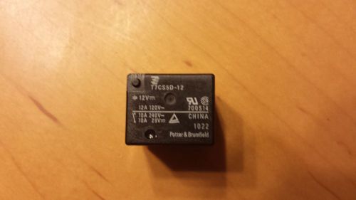 5 relays - potter &amp; brumfield (tyco, siemens) t7cs5d-12, 10a 12vdc spdt for sale