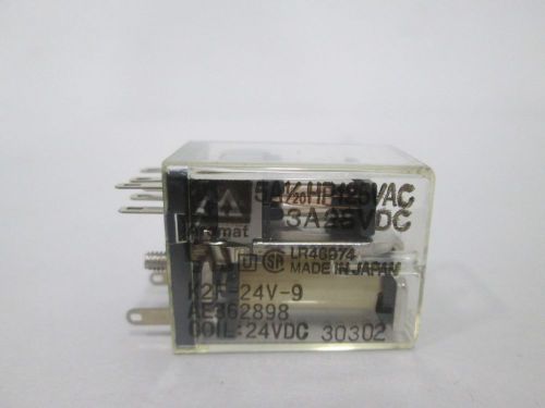 NEW AROMAT K2F-24V-9 RELAY 24V-DC 3A AMP D294713