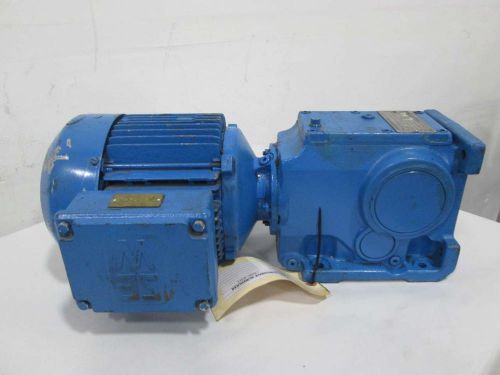 SEW EURODRIVE K46DT90S4 DFT90S4 16.37:1 GEAR 1-1/2HP 460V ELECTRIC MOTOR D348589