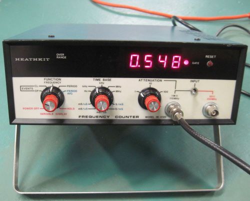 Heathkit Frequency Counter Model IM 4120 – Factory Wired – WConnector Assortment