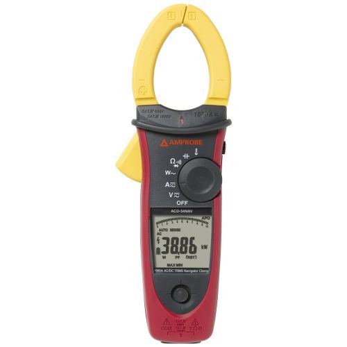 Amprobe ACDC-54NAV 1000A AC/DC TRMS Navigator Clamp On Power Meter