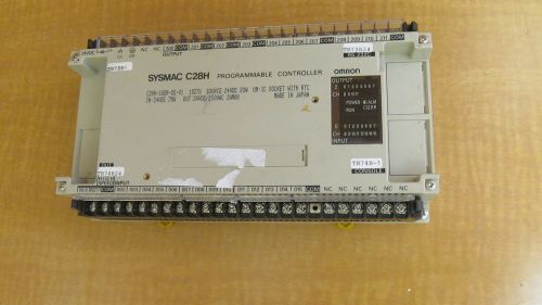 Used Omron Sysmac Programmable Controller C28H-C6DR-DE-V1 1827U