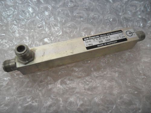 RF Microwave Kathrein 2-Way Splitter Divider 800-2200MHz N-Type K 63 22 62 1