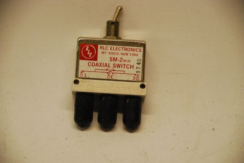 RLC ELECTRONICS SM-2 MINIATURE COAXIAL SWITCH (277)