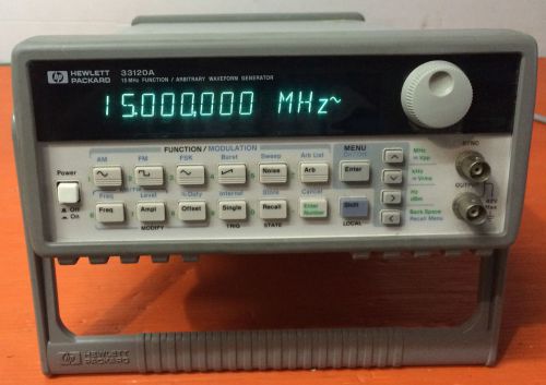 Agilent HP  33120A Function / Arbitrary Waveform Generator 15 MHz