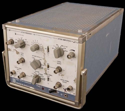 WG Wandel Goltermann PJG-1 Portable PCM Jitter Frequency/Amplitude Generator