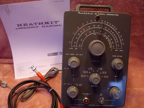 Heathkit  IG-102 / RF-1 Signal Generator in Excellent Calibrated Condition