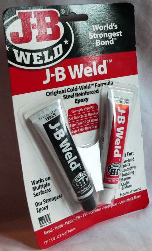 J-B Weld 8265-S Original Cold-Weld Adhesive Compound Steel Reinforced Epoxy