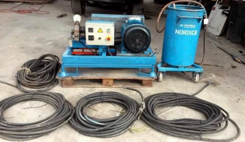 Electrical high pressure water machine whit sandblaster