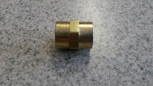 3/4&#034; Hex Coupling Brass