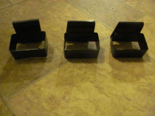 3 Law Enforcement Supply PORTA CLIPS 1 MMT &amp; 2 K-A Radio Holders Vintage?