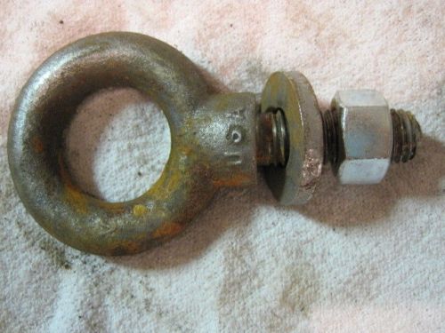 Used (5/8&#034;) Drop Forged Eye Bolt Lifting Eye 1 3/4&#034; USA made