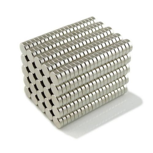 500pcs 11/32&#034; x 1/8&#034; Disc 9x3mm Neodymium Magnets Fridge Craft Permanent N35