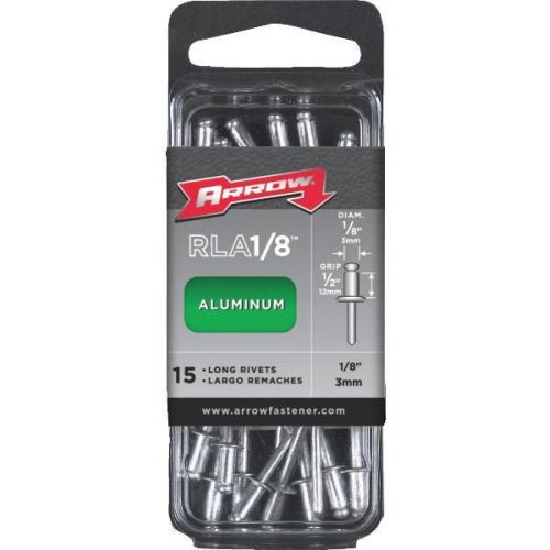 Arrow Fastener RLA1/8 Rivets-1/8X1/2 ALUM RIVET