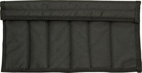 Knife Case AC175 12&#034; X 6 1/2 Black Nylon Construction W/ Velcro Closure Holds