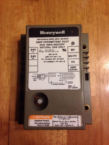 Honeywell ignition module S86F Intermittent Pilot 100% Shutoff