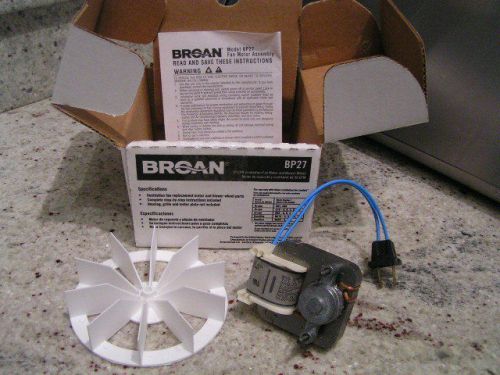 Bp27 broan nautilus vent bath fan motor for 99080404 662 668 678 99080404 50n2 for sale