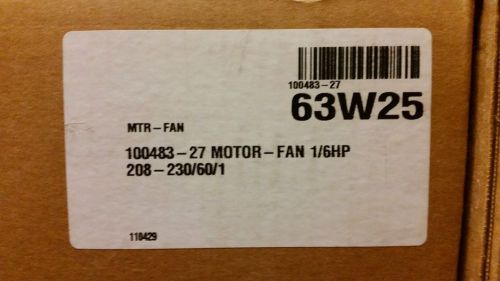 Lennox Fan Motor 1/6HP 63W25