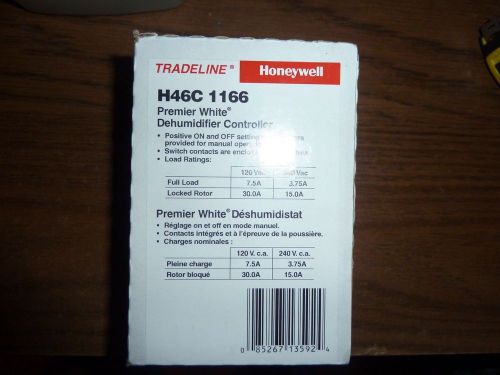 Honeywell H46C 1166 Dehumidifier Controller Premier White