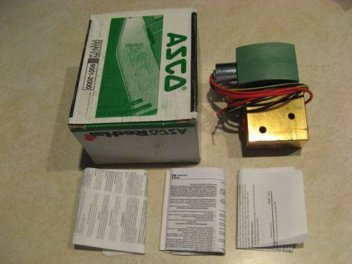 Asco Red-Hat II Solenoid Valve 8327G051 1/4&#034; 120/DC 3 W