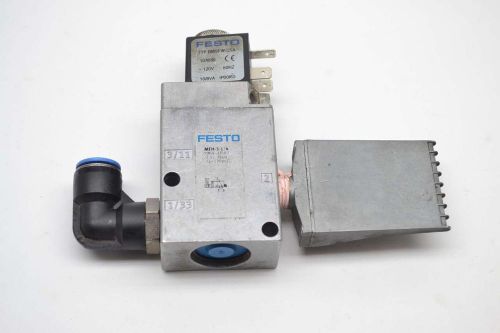 FESTO MFH-3-1/4 21-120PSI PRESSURE 120V-AC 1/4IN NPT SOLENOID VALVE B379798