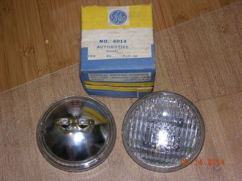 Lot (2) GE GENERAL ELECTRIC Westinghouse Sealed Signal Beam Lamp 4014