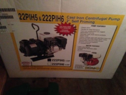 222PIH5 Banjo cast iron pump - 5.5 hp OHV Honda motor - 13,500 gph - NEW in box