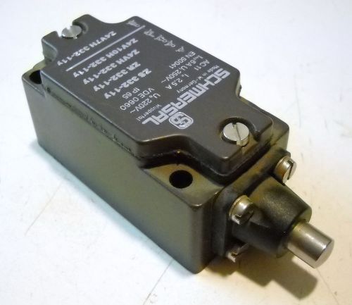 New Schmersal Plunger Limit Switch, ZS 332-11Y, ZS33211Y