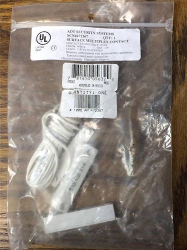 HONEYWELL 472367 SERIAL BURGLAR ALARM SURFACE DOOR CONTACT WHITE **NEW IN BAG **