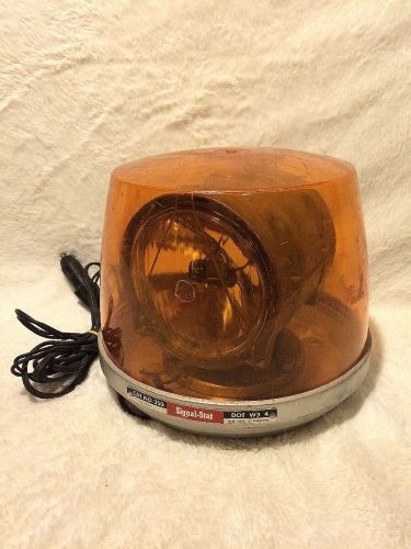 Signal-Stat Cat 350 Dot W3 4 Amber Flasher Light RotatIng Beacon