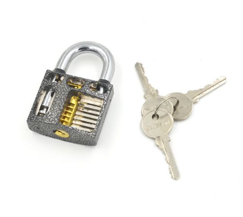 Perspective Cutaway Practice Padlock Lock Training Skill Pick for Locksmith