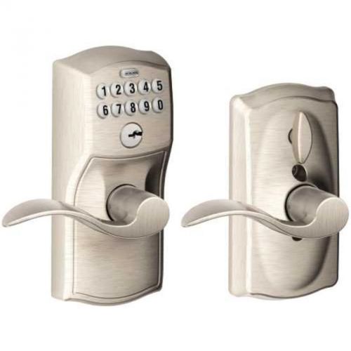 Keypad Entry Flex Lock Sc1 Satin Nickel FE595 PLY X FLA 619 KDC 12-287 10-063