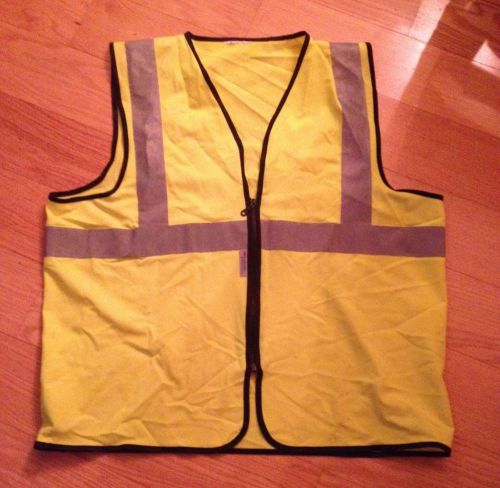 LUX SSGZ Premium Solid Standard Safety Vest - Zippered (Size - Large)