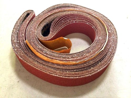 10 NEW PFERD 2&#034; X 132&#034; ABRASIVE SANDING BELTS CERAMIC OXIDE 50 GRIT #49610