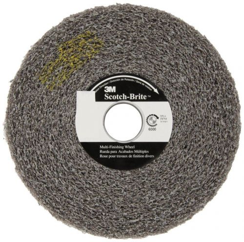 3m scotch-brite 6&#034; x 2&#034; x 1&#034; silicon carbide 2s fin deburring multi-finish wheel for sale