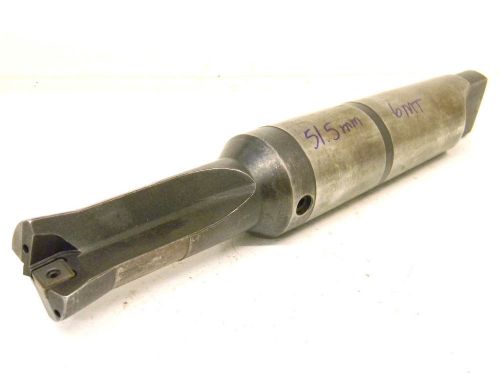 Used kendex metcut taper shank coolant drill 51.50mm #6mt-shank (2.027&#034;) for sale