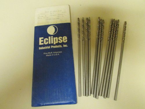 Lot of 12 - eclipse step drill bits double margin type k 6&#034; oal m-7 .1645 for sale