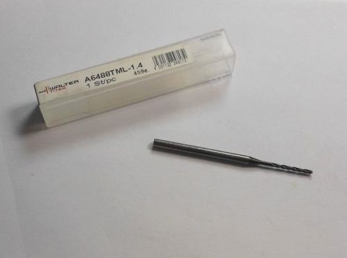 WALTER TITEX Carbide Drill 1.4mm 140D 12mm LOC x 55mm OAL A6488TML-1.4 &lt;592&gt;