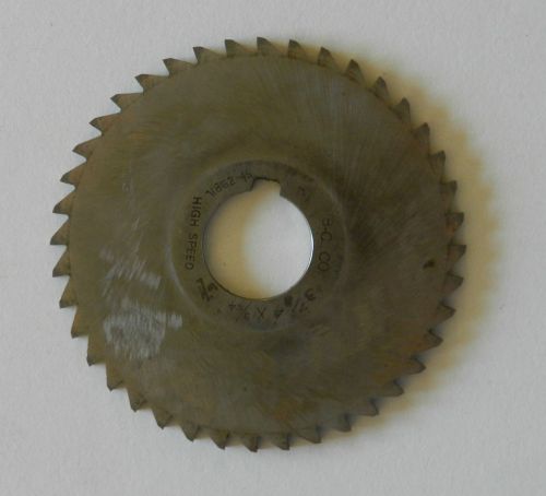 B-C. CO. High Speed Slitting Saw Blade  3.6&#034; O.D  1&#034; I.D.