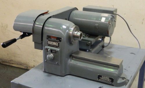 SUPERB 1990 HARDINGE HSL-5C SPEED LATHE w/HARDINGE TOOLMAKER&#039;S COMPOUND