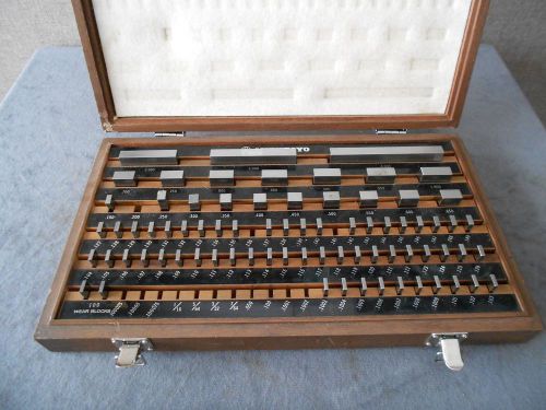 Mitutoyo 516-903 Gage Block Set - 76 Pieces