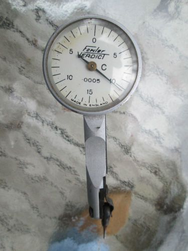 Fowler Verdict Jeweled Dial Indicator .0005