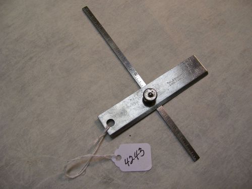 Starrett No. 46 Metal 6&#034; Rule, L.S. Starrett Co. Athol, Mass., Made in USA