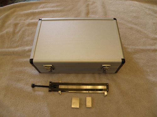 FOWLER 53-646-000 BORE GAGE SETTING MASTER KIT &amp; EXTRA RACK AND GAGE BLOCKS