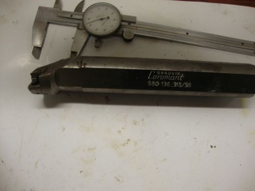 boring bar for carbide inserts 1 1/4 od x 7 3/4  sandvick